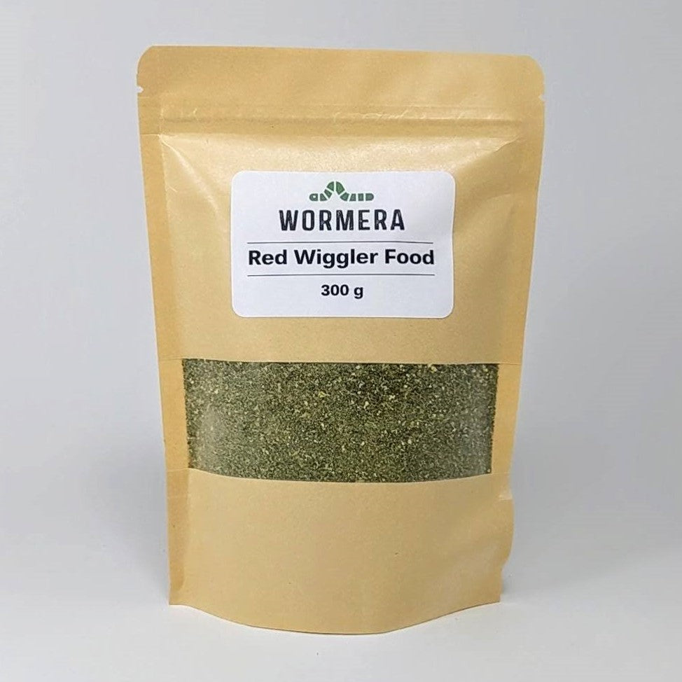 Close up of Worm Food Bag