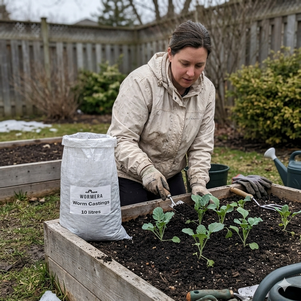 Gardening with Wormera worm castings
