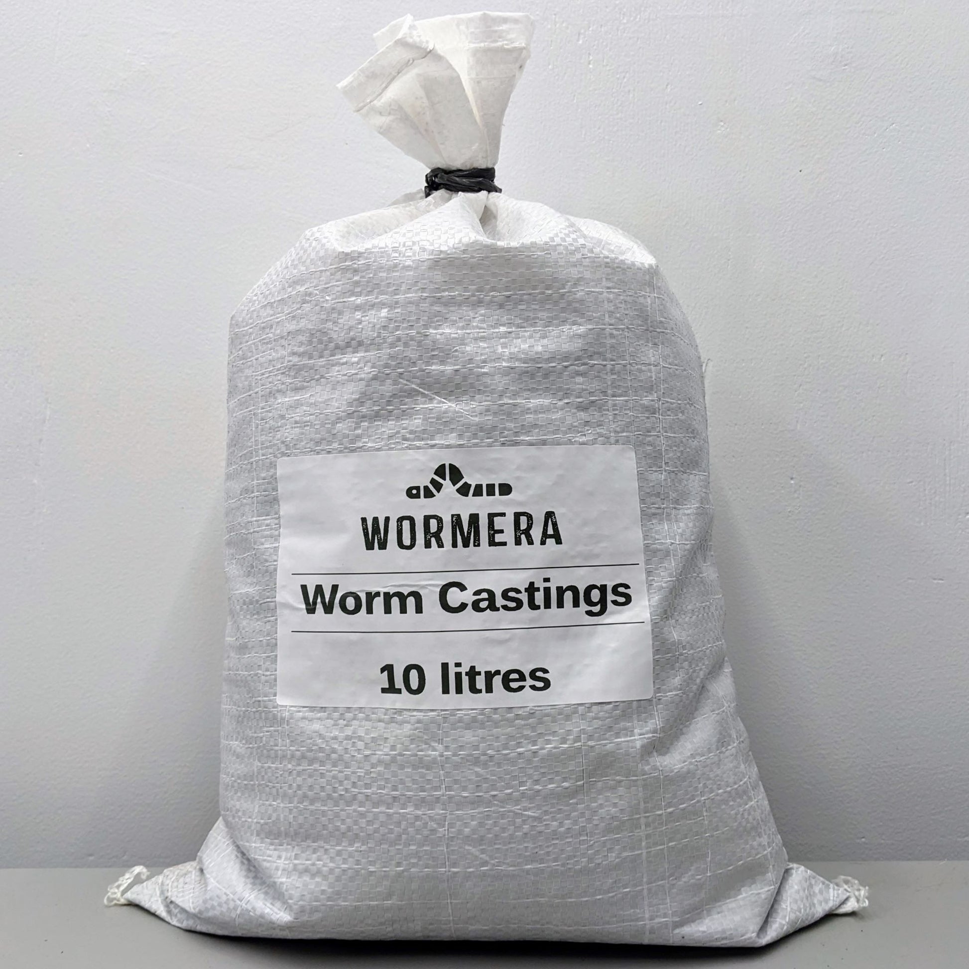 Red wiggler worm castings 10 litre size.